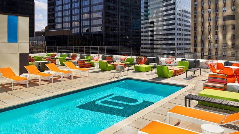 Aloft Houston Downtown Hotel Exterior foto