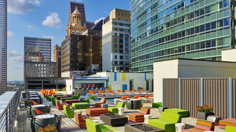 Aloft Houston Downtown Hotel Exterior foto