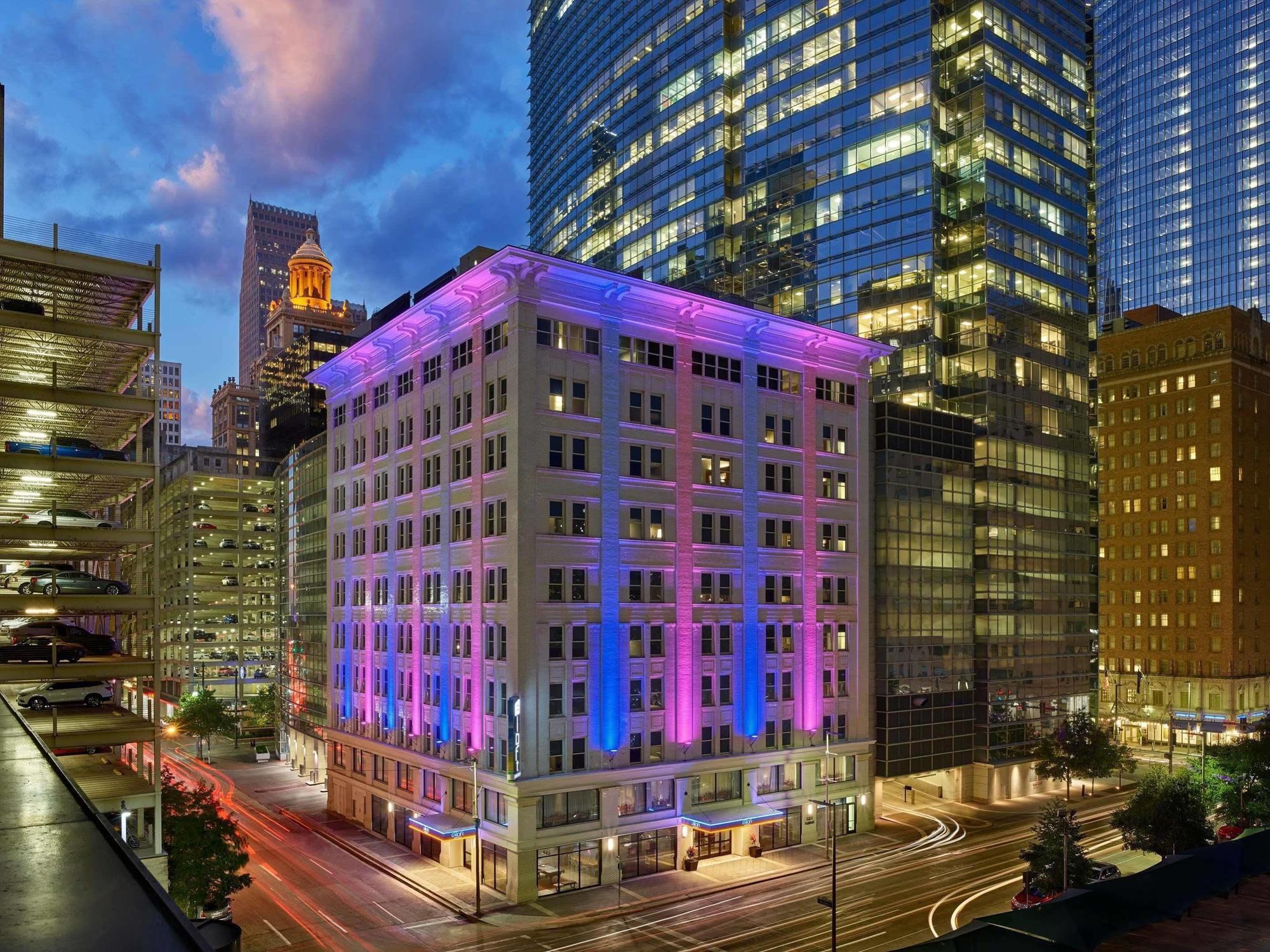 Aloft Houston Downtown Hotel Exterior foto