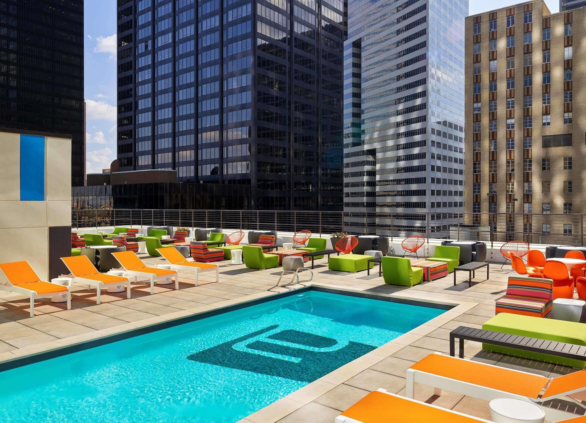 Aloft Houston Downtown Hotel Exterior foto
