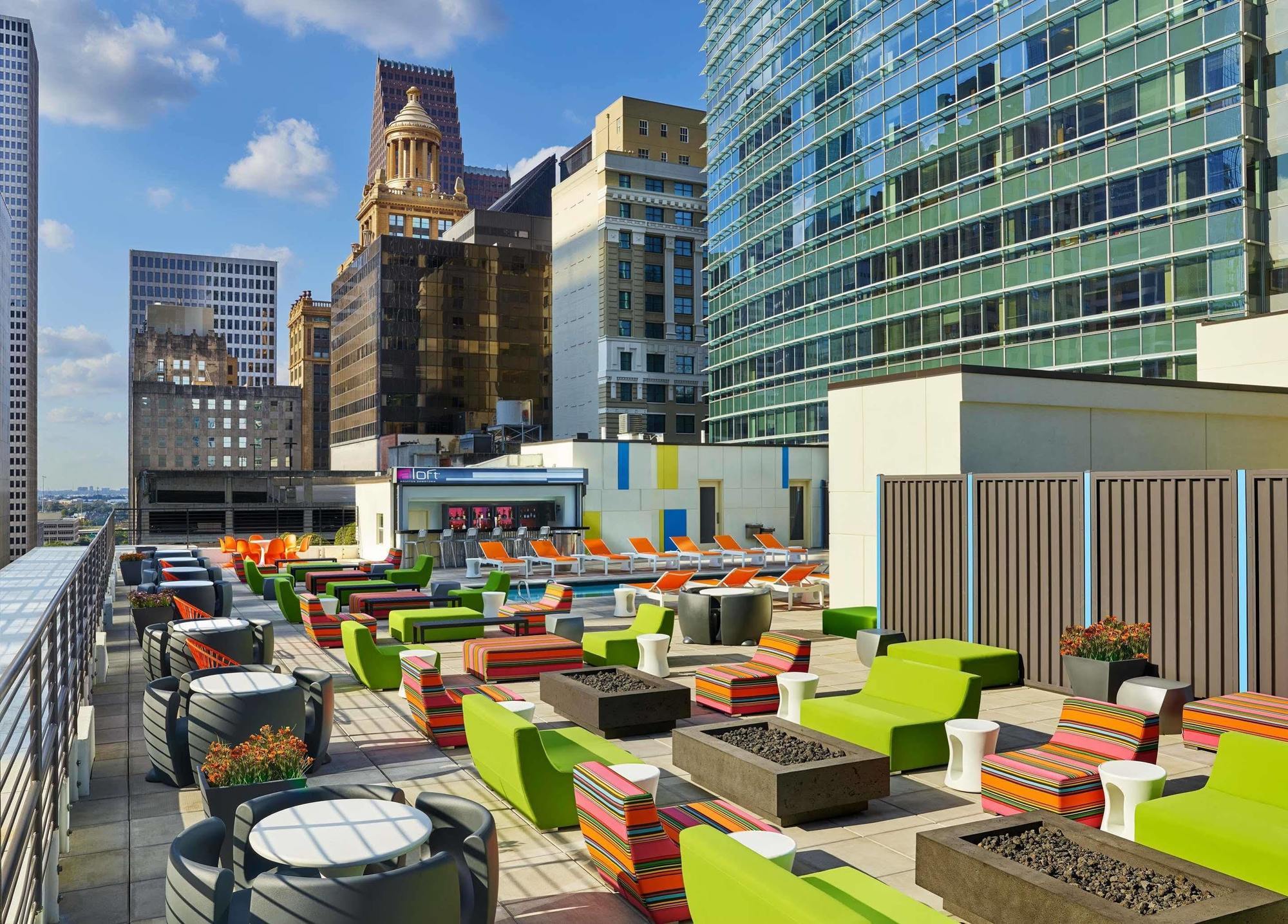 Aloft Houston Downtown Hotel Exterior foto