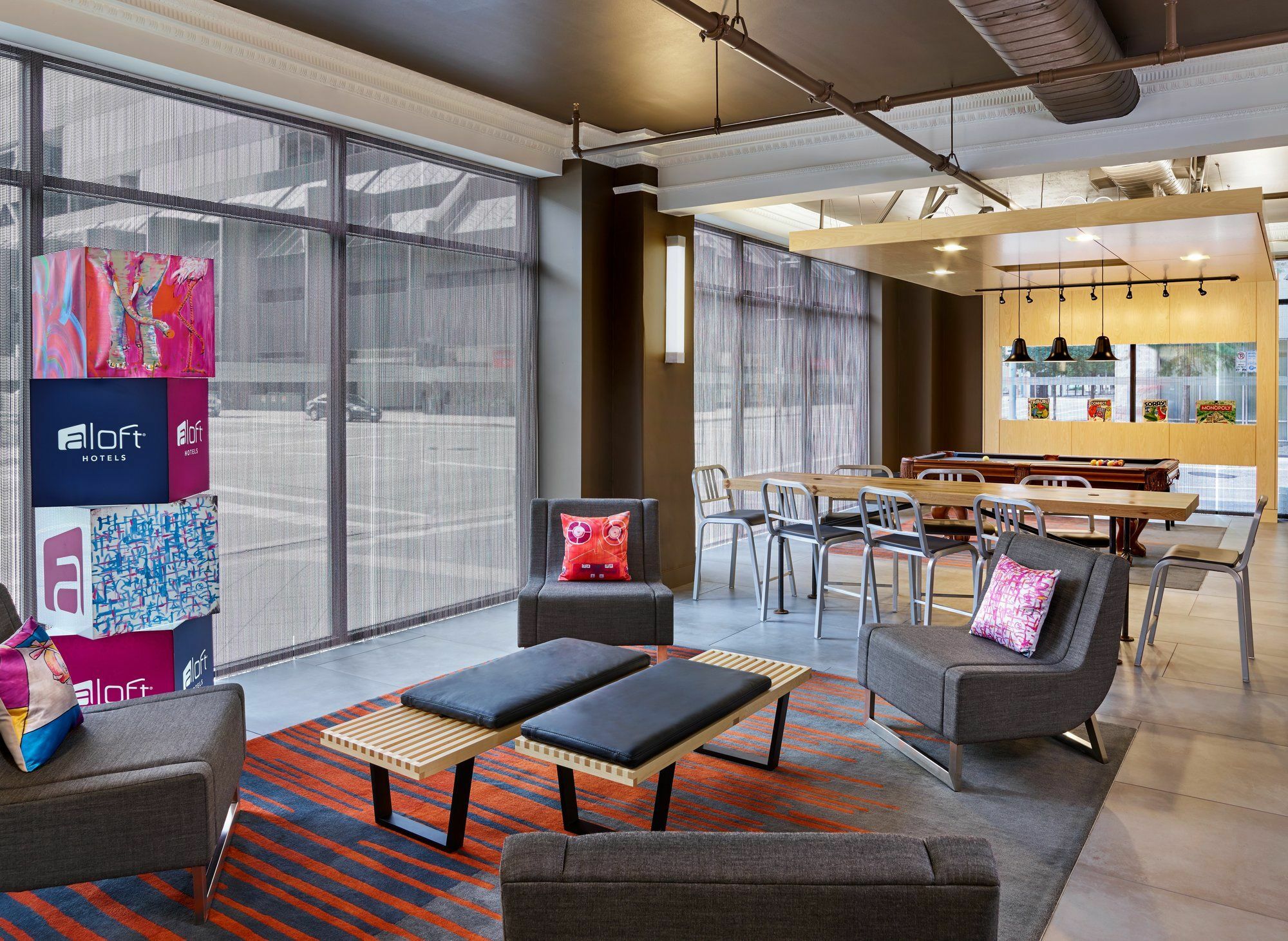 Aloft Houston Downtown Hotel Exterior foto
